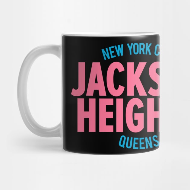 Jackson Heights Queens Logo - Minimalist Marvel Celebrating Community by Boogosh